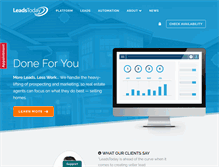 Tablet Screenshot of leadstoday.com